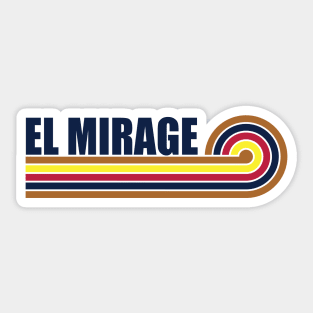 El Mirage Arizona horizontal sunset Sticker